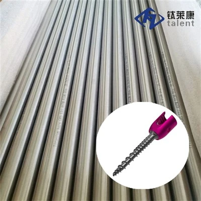 Bare de titan GR5 ELI pentru implant ortopedic